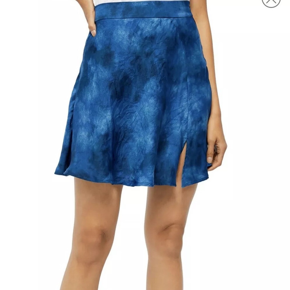 Free people Martine Flirt Blue Tie-Dye Women's mini Skirt small